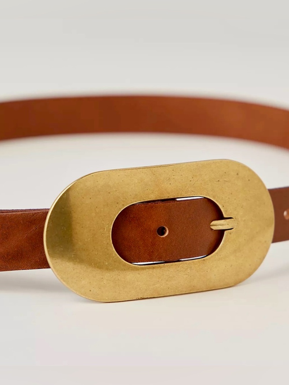 NWT Free People Melrose Leather Belt - size M - L - Picture 3 of 5